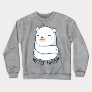 Polar Bear free hugs Crewneck Sweatshirt